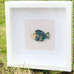 Paua Shell Mosaic Box Frames - by Mhairi Sim - Girl Paua