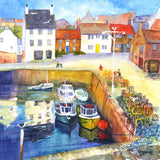 Crail - Various Mounted Prints - By Gillian Kingslake