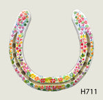 Various Hand Painted Horseshoes - By Gillian Kingslake