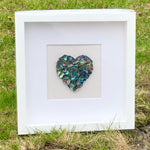 Paua Shell Mosaic Box Frames - by Mhairi Sim - Girl Paua