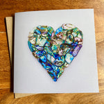 Paua Shell Print Greetings Cards - by Mhairi Sim - Girl Paua