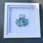 Paua Shell Mosaic Box Frames - by Mhairi Sim - Girl Paua