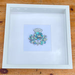 Paua Shell Mosaic Box Frames - by Mhairi Sim - Girl Paua