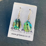 Paua Shell Natural Earrings - by Mhairi Sim - Girl Paua