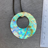 Paua Shell Natural Shaped Pendants - by Mhairi Sim - Girl Paua