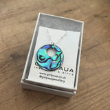 Paua Pendants on Sterling Silver Chain PP17 - by Mhairi Sim - Girl Paua