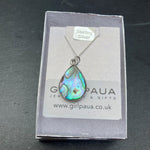 Paua Pendants on Sterling Silver Chain PP17 - by Mhairi Sim - Girl Paua