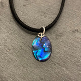 Blue Pendants - by Mhairi Sim - Girl Paua