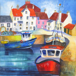 Pittenweem - Various Mounted Prints - By Gillian Kingslake