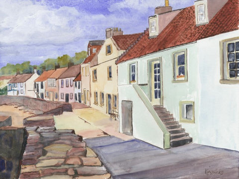 Pittenweem - Various Mounted Prints - By Gillian Kingslake