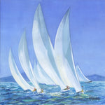 Boats - Various Mounted Prints - By Gillian Kingslake