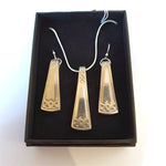 Vintage Spoon Pendant and Earrings Set - by Jennifer Crockett - JayCee Designs