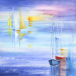 Boats - Various Mounted Prints - By Gillian Kingslake