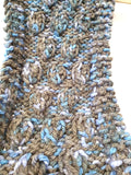 Blue Grey Scarf by Caroline Bruce