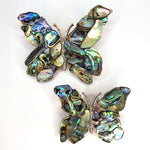 Mosaic Paua Shell Brooches - by Mhairi Sim - Girl Paua