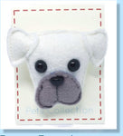 Pet Collection Felt Doggy Brooches - by Lucy Jackson