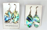 Paua Shell Natural Earrings - by Mhairi Sim - Girl Paua