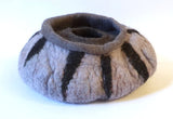 Black and Grey Bowl- by Lynn Ramsbottom - Irresistible Felt