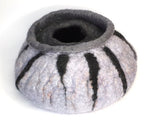 Black and Grey Bowl- by Lynn Ramsbottom - Irresistible Felt