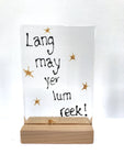 Scottish Sayings - by Kate Doherty - Mauralen Glass