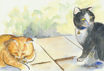 Animals - Various Small Mounted Prints - By Gillian Kingslake