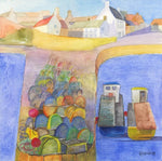 'Crail Creels' original  Watercolour by Gillian Kingslake