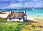 Various small box canvases - by Gillian Kingslake