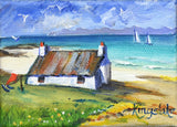Various small box canvases - by Gillian Kingslake