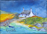 Various small box canvases - by Gillian Kingslake