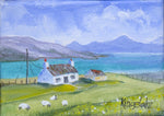 Various small box canvases - by Gillian Kingslake