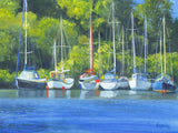 Boats - Various Mounted Prints - By Gillian Kingslake