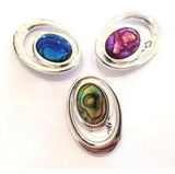 Large Oval Brooches  -by Mhairi Sim - Girl Paua