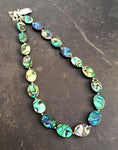 Beautiful Paua Shell & Silver Ball Necklace - by Mhairi Sim - Girl Paua