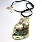 Paua Shell Natural Shaped Pendants - by Mhairi Sim - Girl Paua