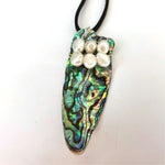 Paua Shell Natural Shaped Pendants - by Mhairi Sim - Girl Paua