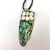 Paua Shell Natural Shaped Pendants - by Mhairi Sim - Girl Paua