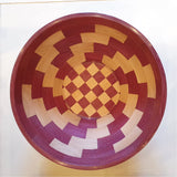 Purple Heart and Maple Checkerboard Segmented Bowl by Neil Paterson