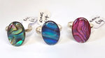 Paua Rings  -by Mhairi Sim - Girl Paua