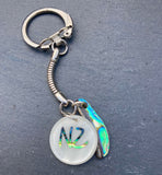 Paua Shell Charm Keyrings - by Mhairi Sim - Girl Paua