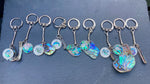 Paua Shell Charm Keyrings - by Mhairi Sim - Girl Paua