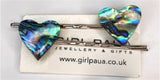 Paua Shell Hair Slides - by Mhairi Sim - Girl Paua