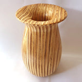 Striped Pattern Turned Wooden Vase by Neil Paterson