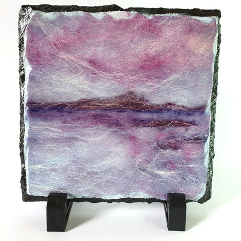 Violet Skies on Slate - by Lynne McGill - LinPin