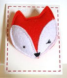 Felt Fox Brooch - by Lucy Jackson