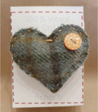 Wool Heart Brooches - by Lucy Jackson